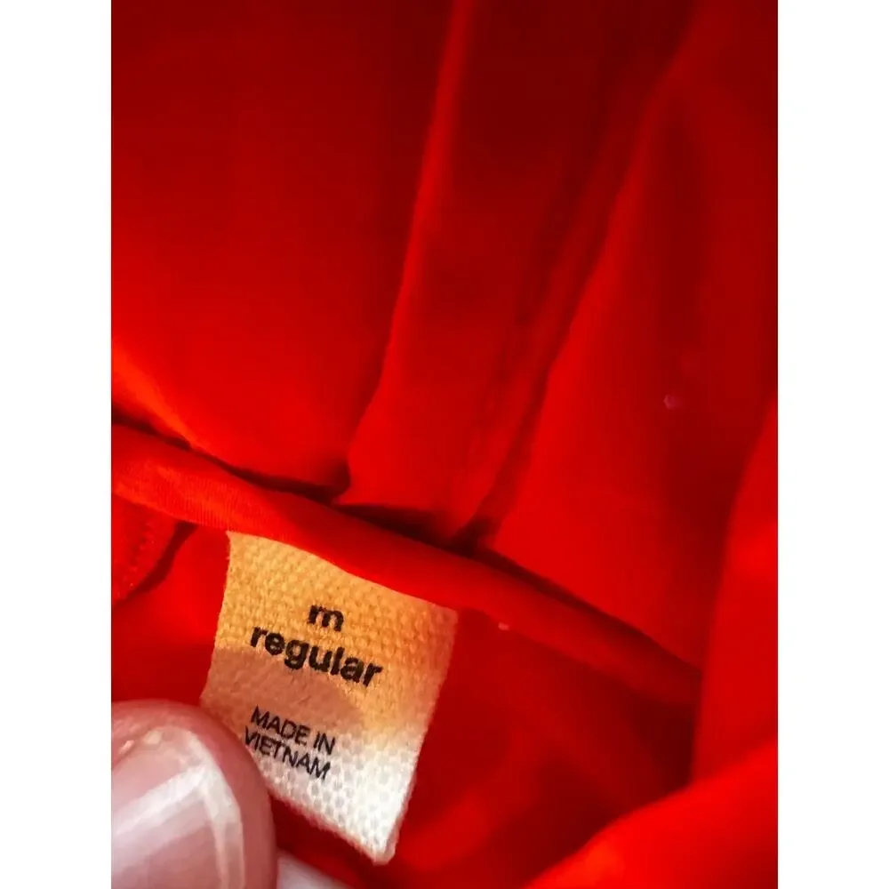 Gap Kids Orange Hooded Puffer Jacket Youth Medium Hood